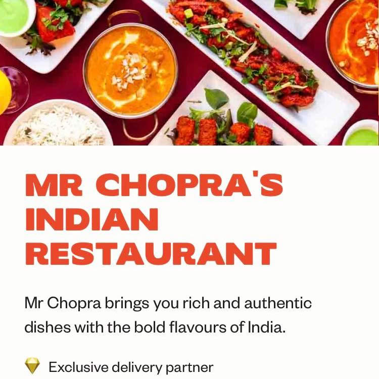 Mr Chopra's Indian Restaurant Facebook ad: Exciting News!