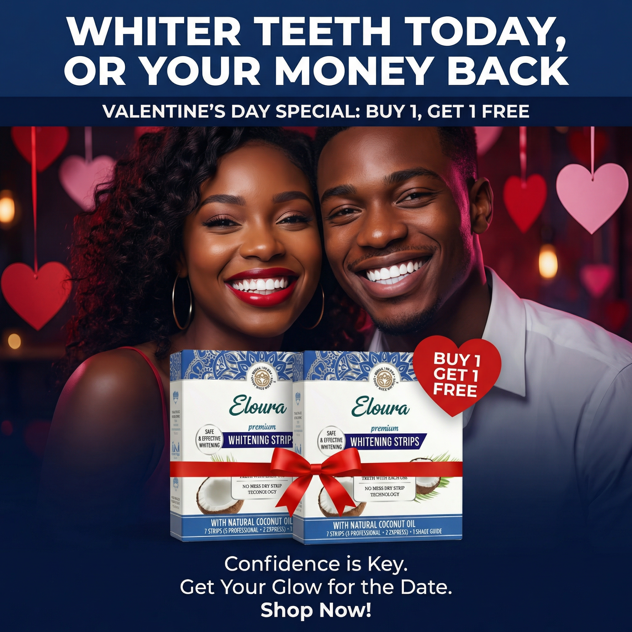Dr. Amy Stanway Facebook ad: Whiter Teeth Now