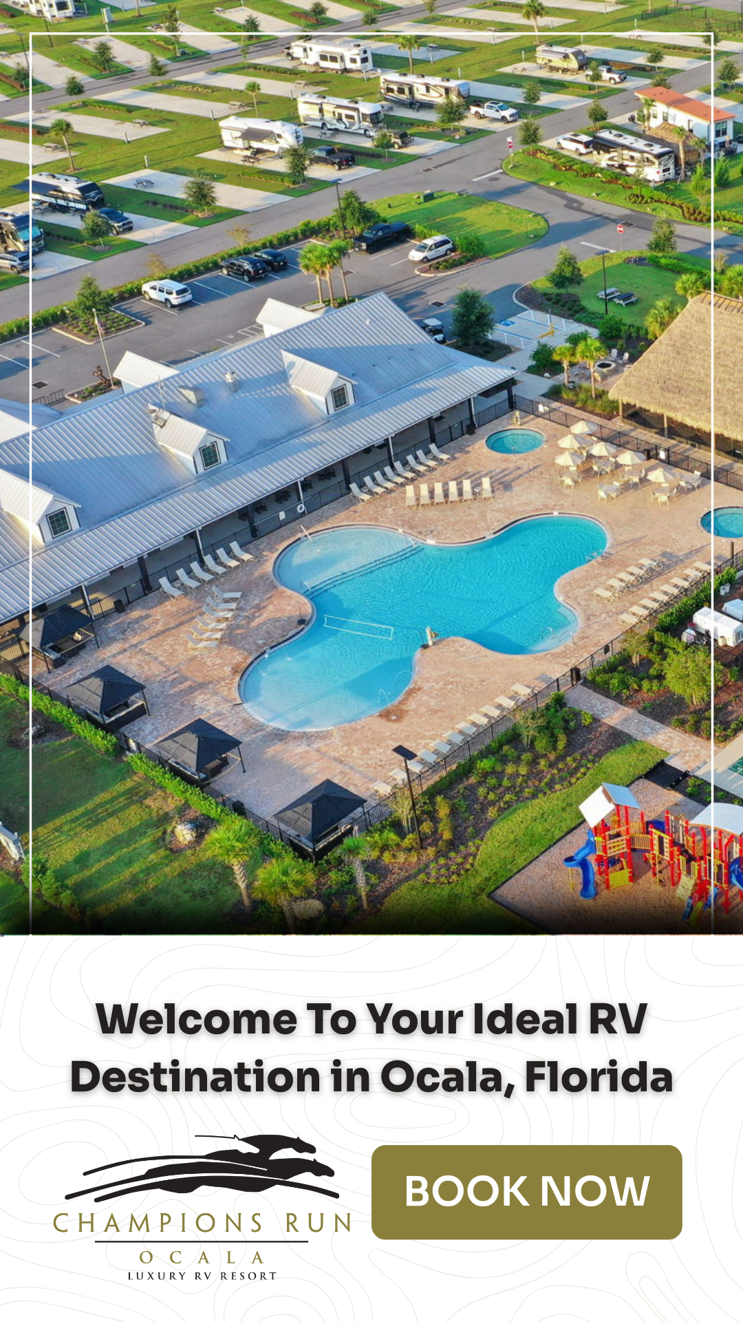 Champions Run Ocala RV Resort Facebook ad from Jun 11, 2026