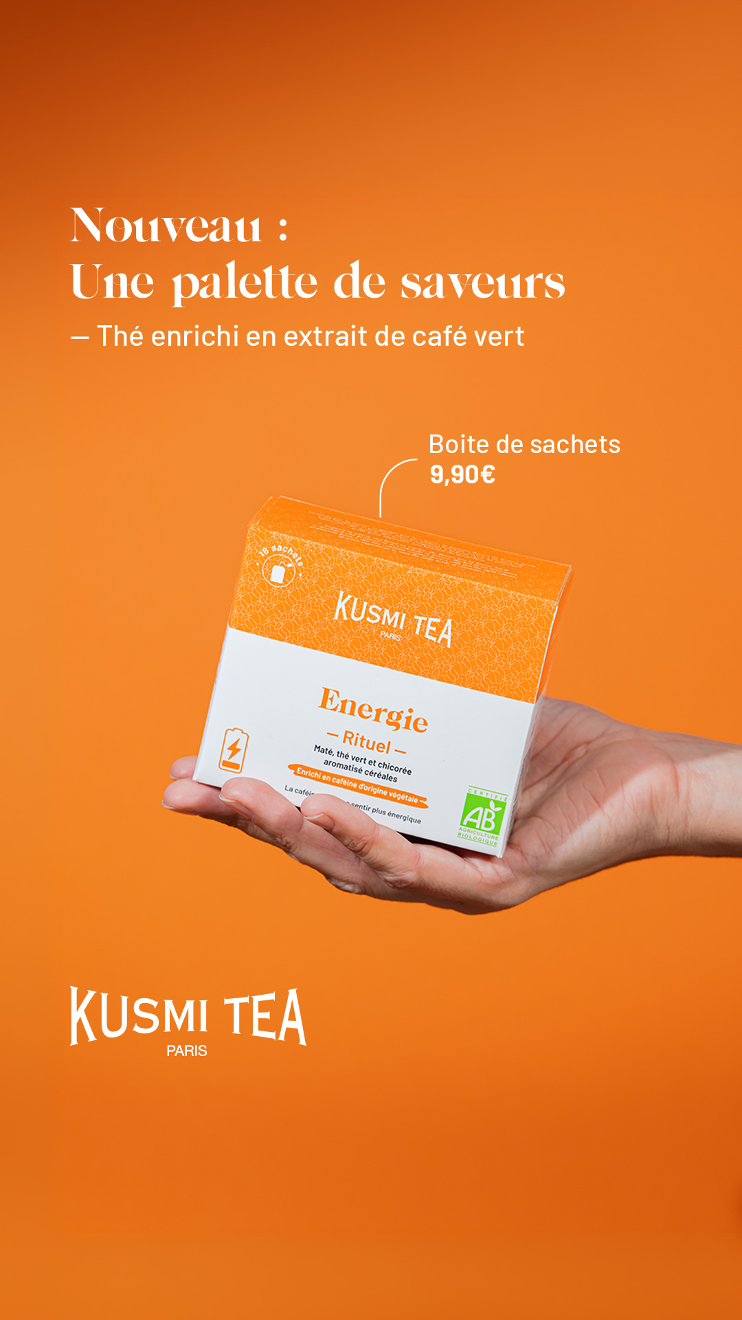 Kusmi Tea Facebook ad: Dès 9,90€