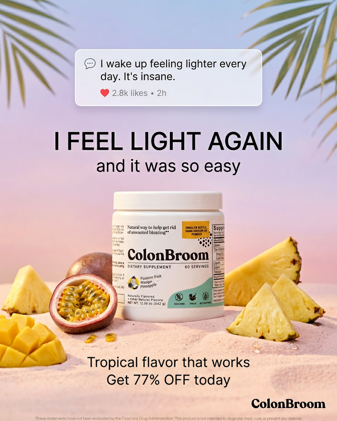 ColonBroom Facebook ad