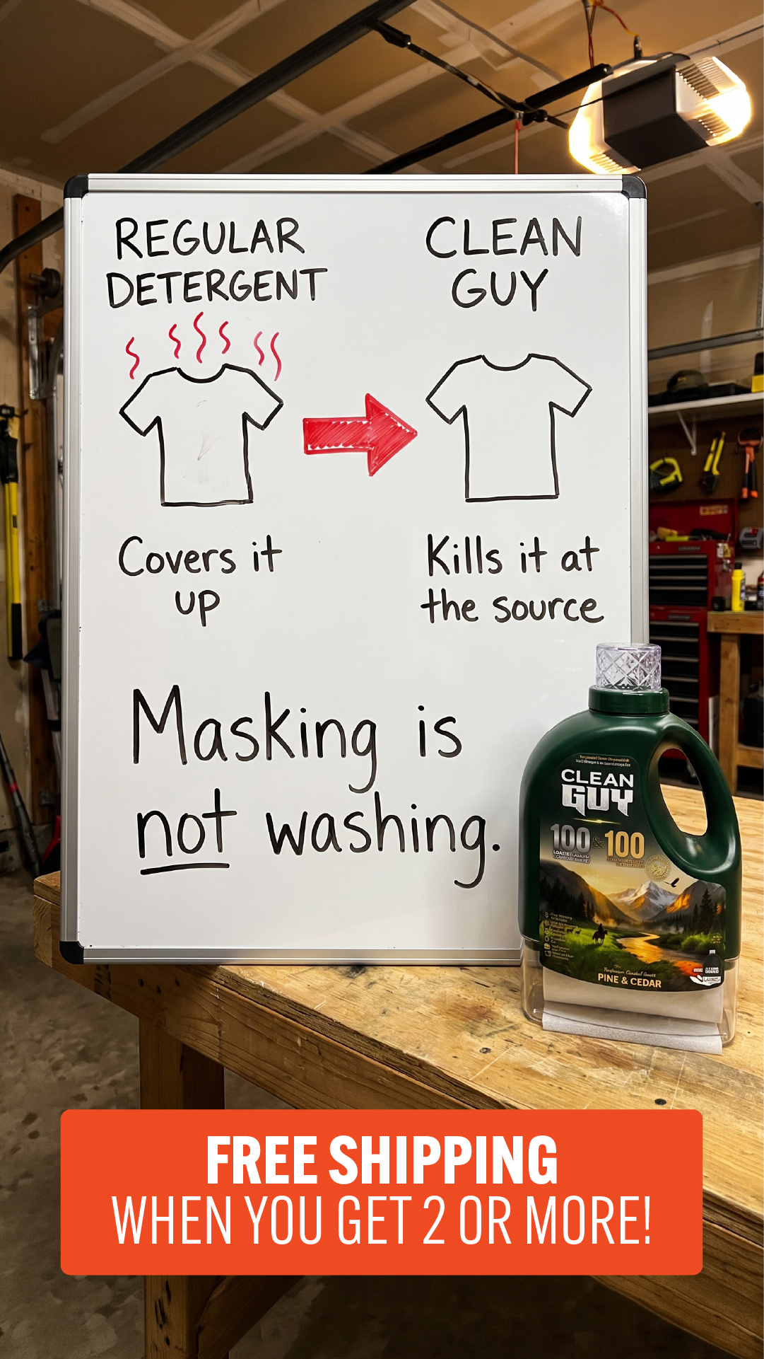Clean Guy Facebook ad