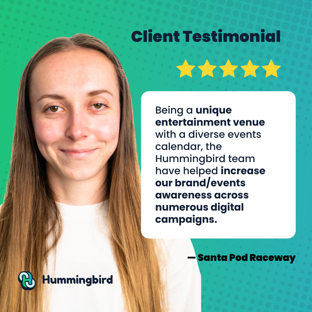 Hummingbird Facebook ad
