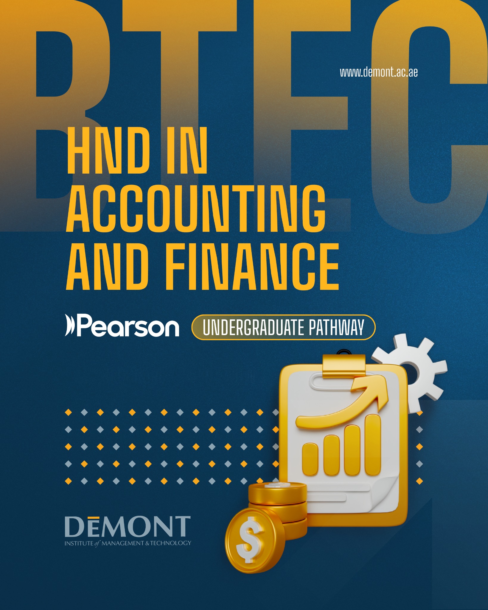 DemontDubai Facebook ad: Apply Now & Upskill yourself!