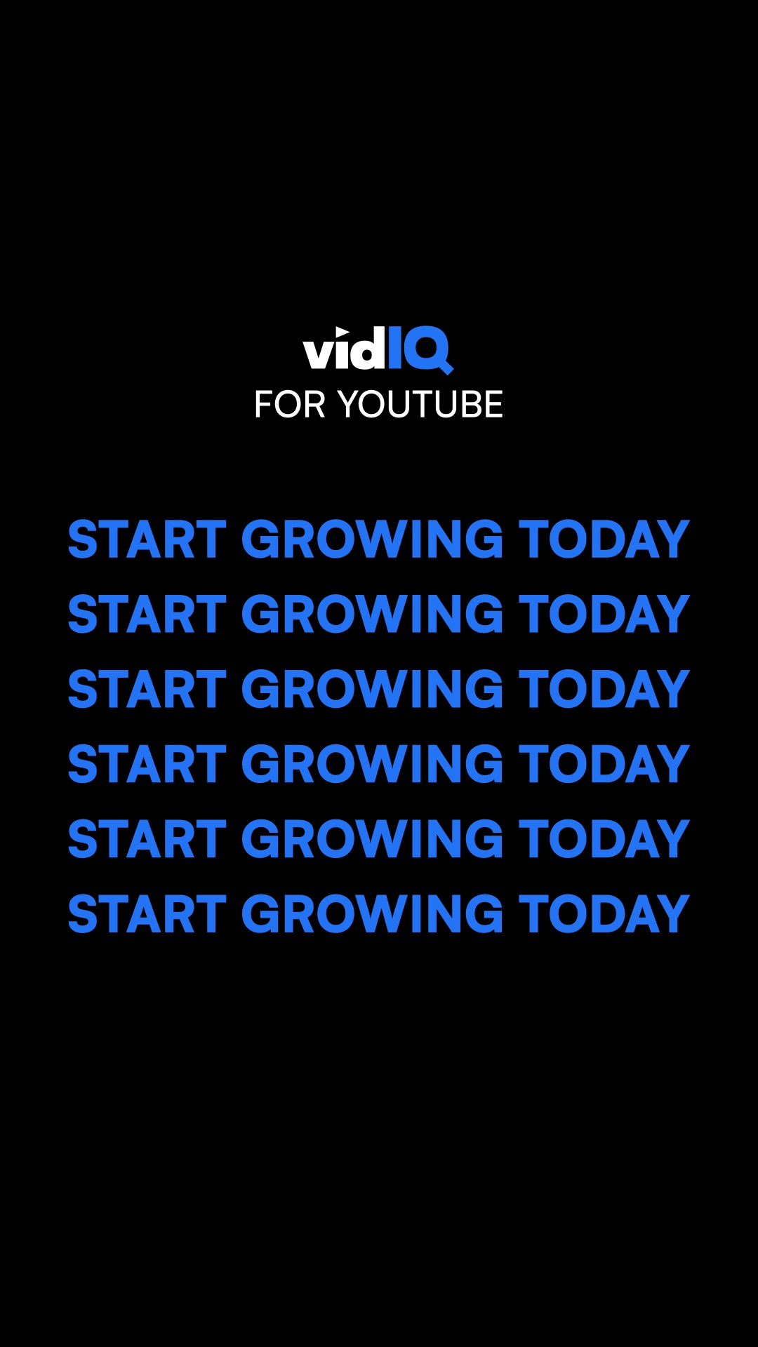 vidIQ Facebook ad: Get More Watch Time