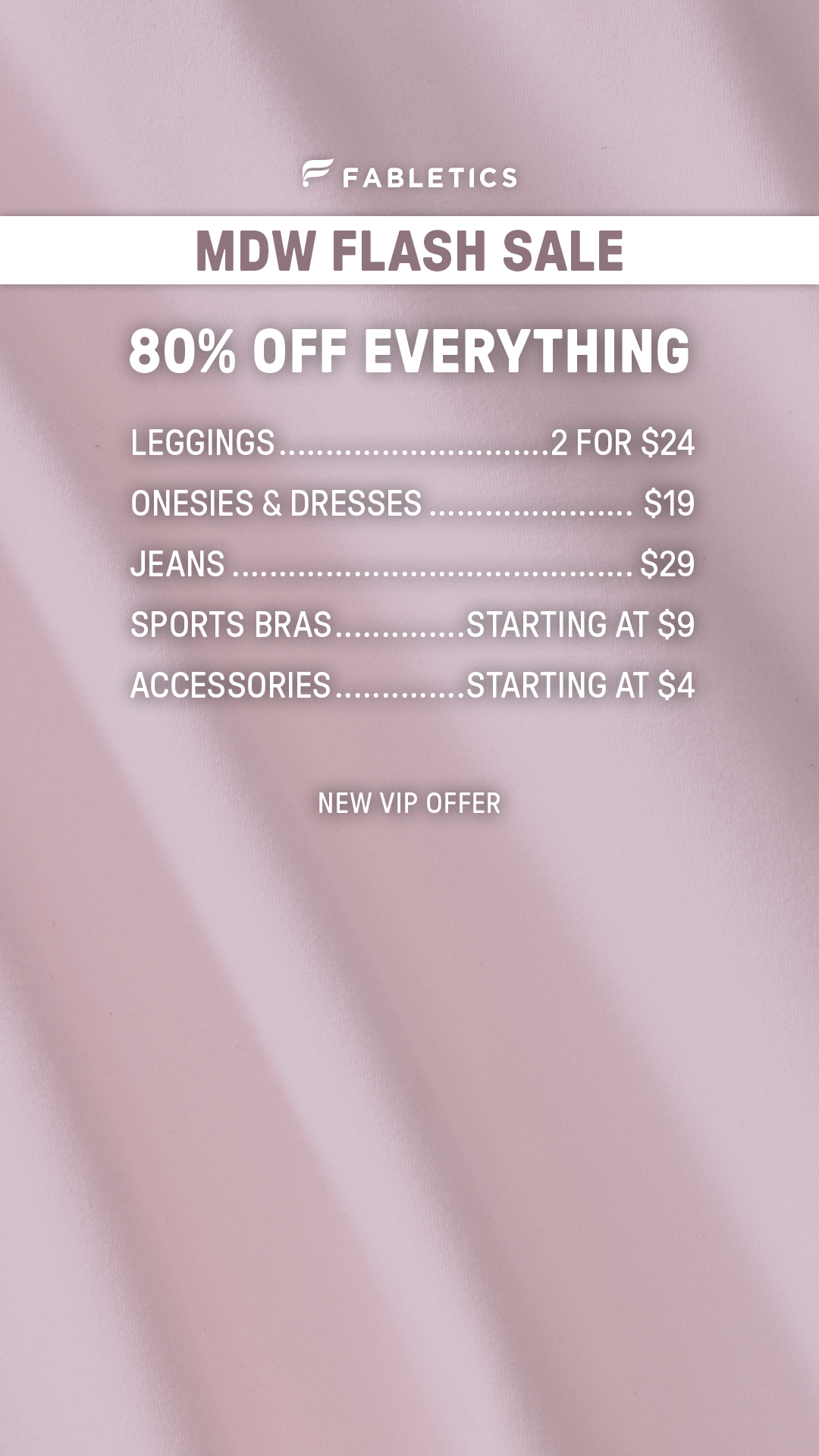 Fabletics Facebook ad
