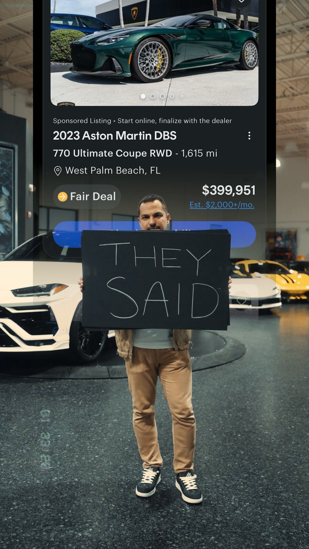 Exotic Car Hacks Facebook ad: Own Your Dream Car Without Losing Money