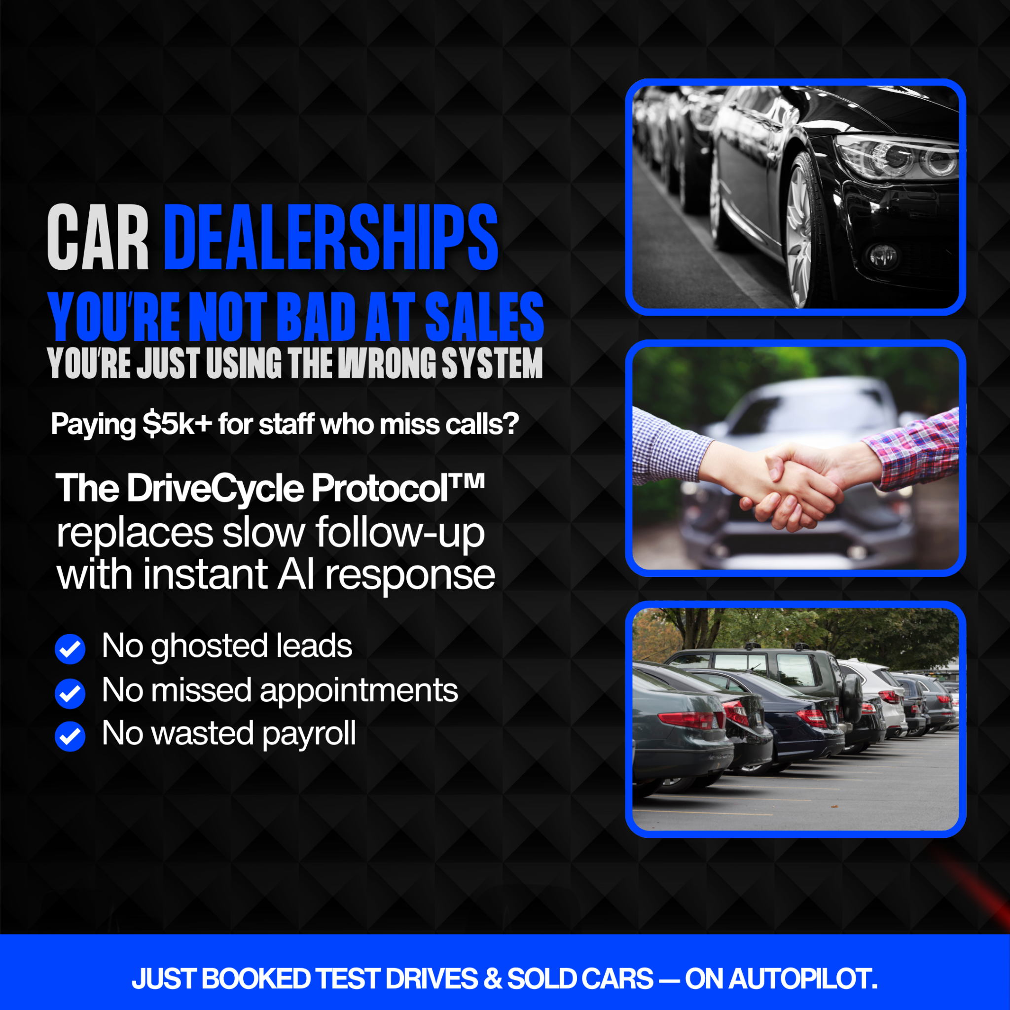 Quativacom Facebook ad: Car Dealerships: Add 120+ Showroom Appointments & 60+ Sold…