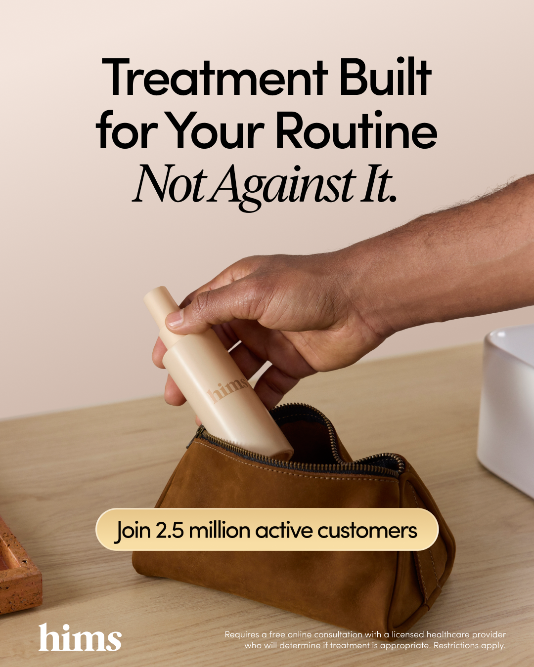 hims Facebook ad