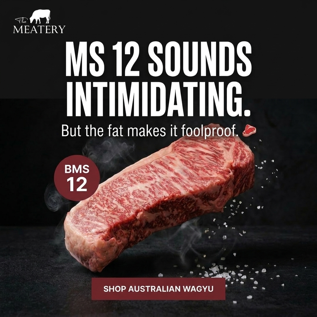 The Meatery Facebook ad: Foolproof MS 12 Wagyu