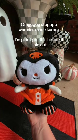 Warmies USA Facebook ad: Get Spooky With Kuromi