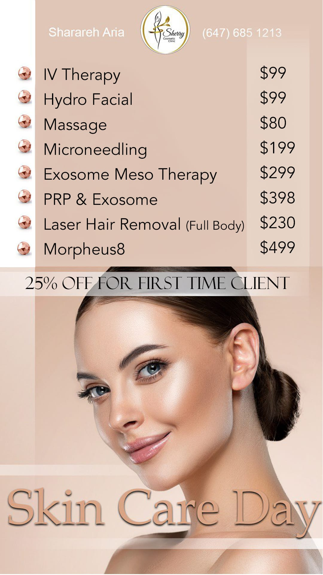sherry_cosmetic_clinic Facebook ad from Mar 12, 2026