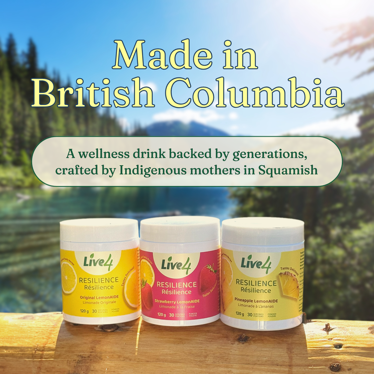 Live4 Wellness Facebook ad: Woman-Owned, Backed by Generations