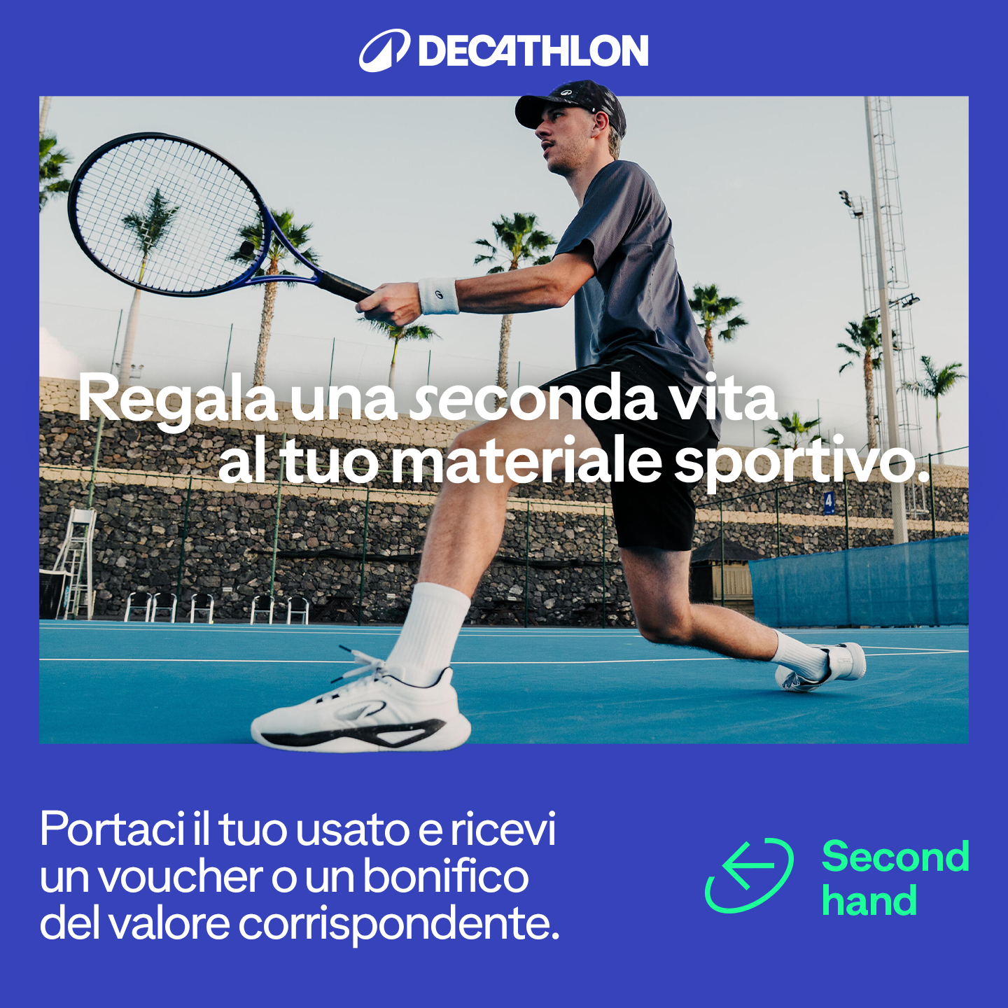Decathlon Italia Facebook ad: Second Hand