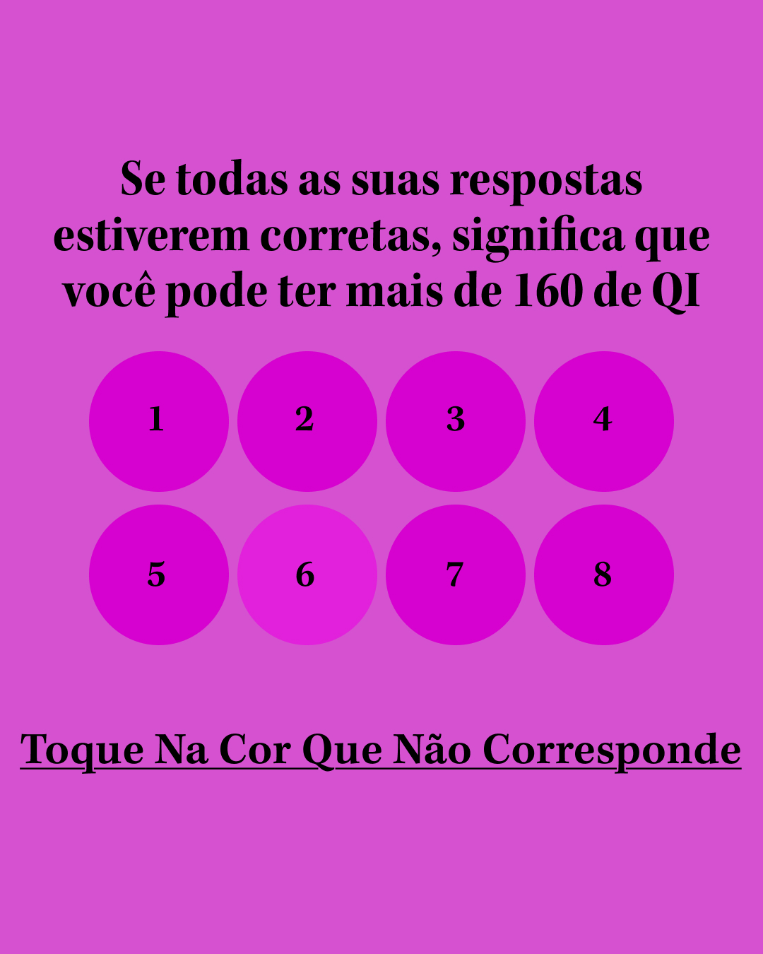 Teste internacional de QI Facebook ad: Faça o teste e verifique seu QI