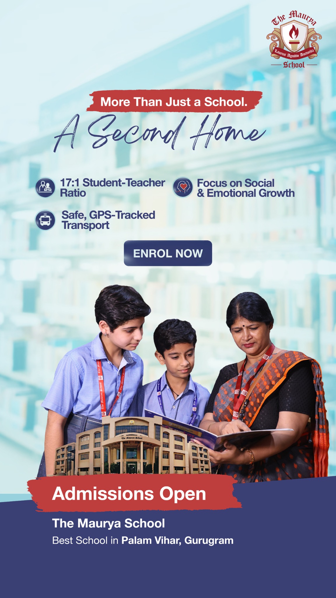 The Maurya School Facebook ad