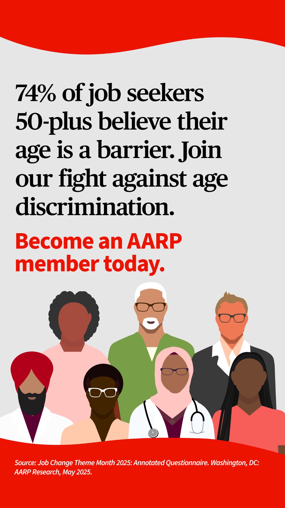 AARP Facebook ad