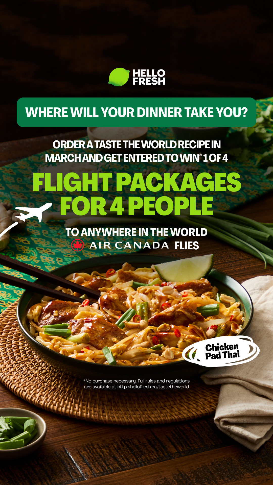 HelloFresh Facebook ad