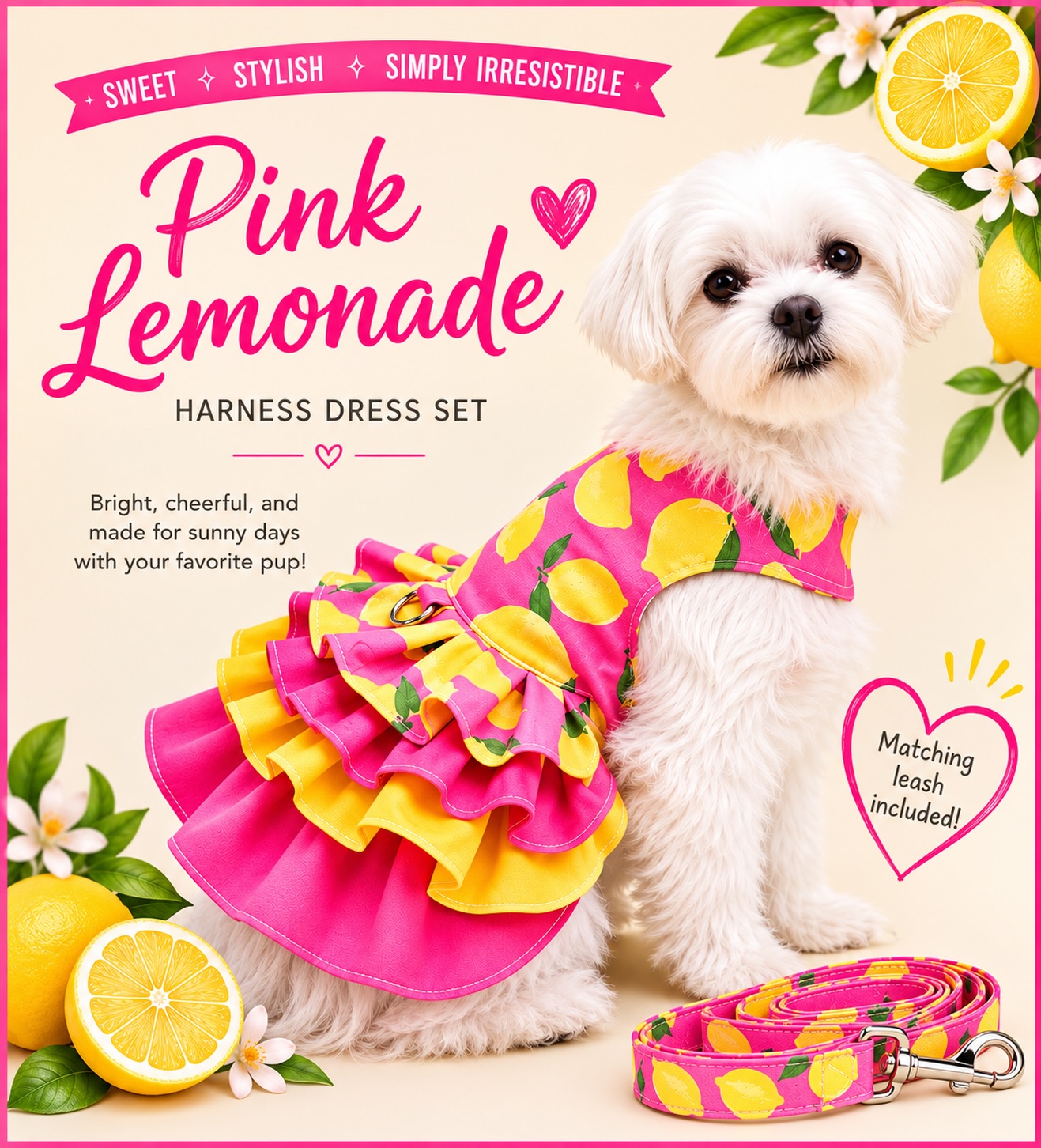 poshdoglife.com Facebook ad: Posh Dog Life | A Sniff Above the Rest | Chic Dog Apparel