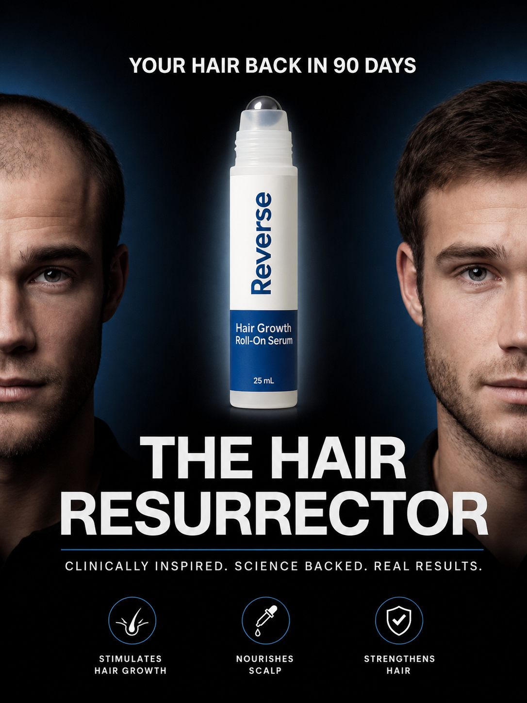 Reverse HairCo Facebook ad