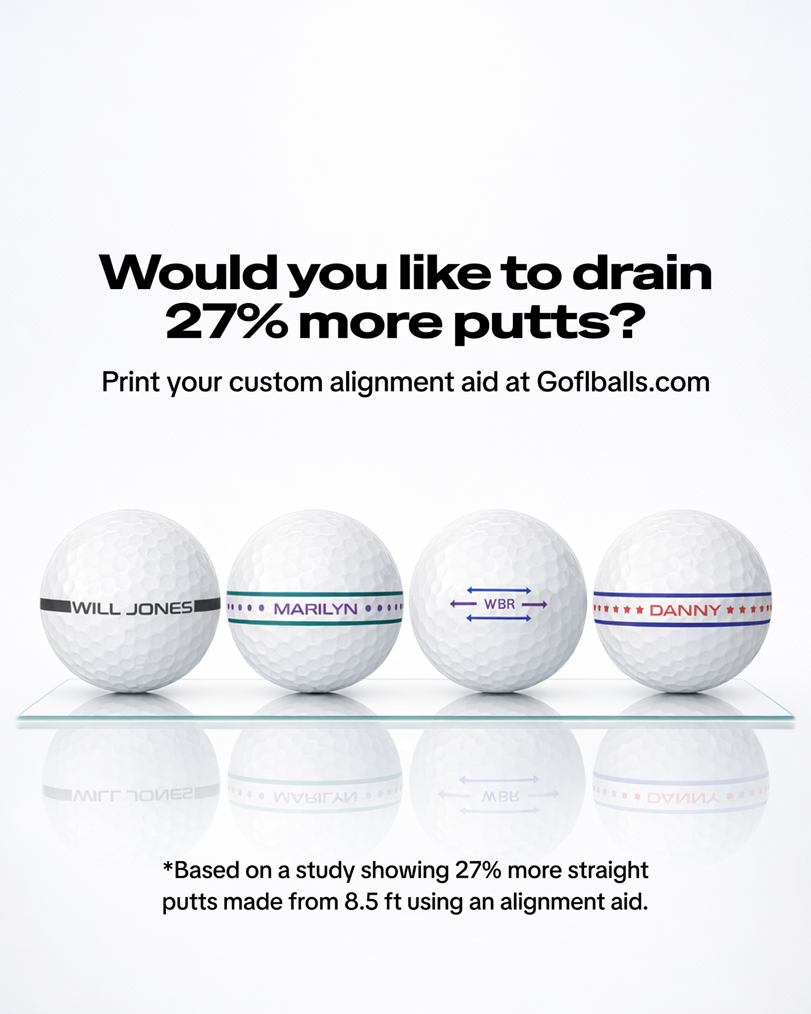 Golfballs.com Facebook ad