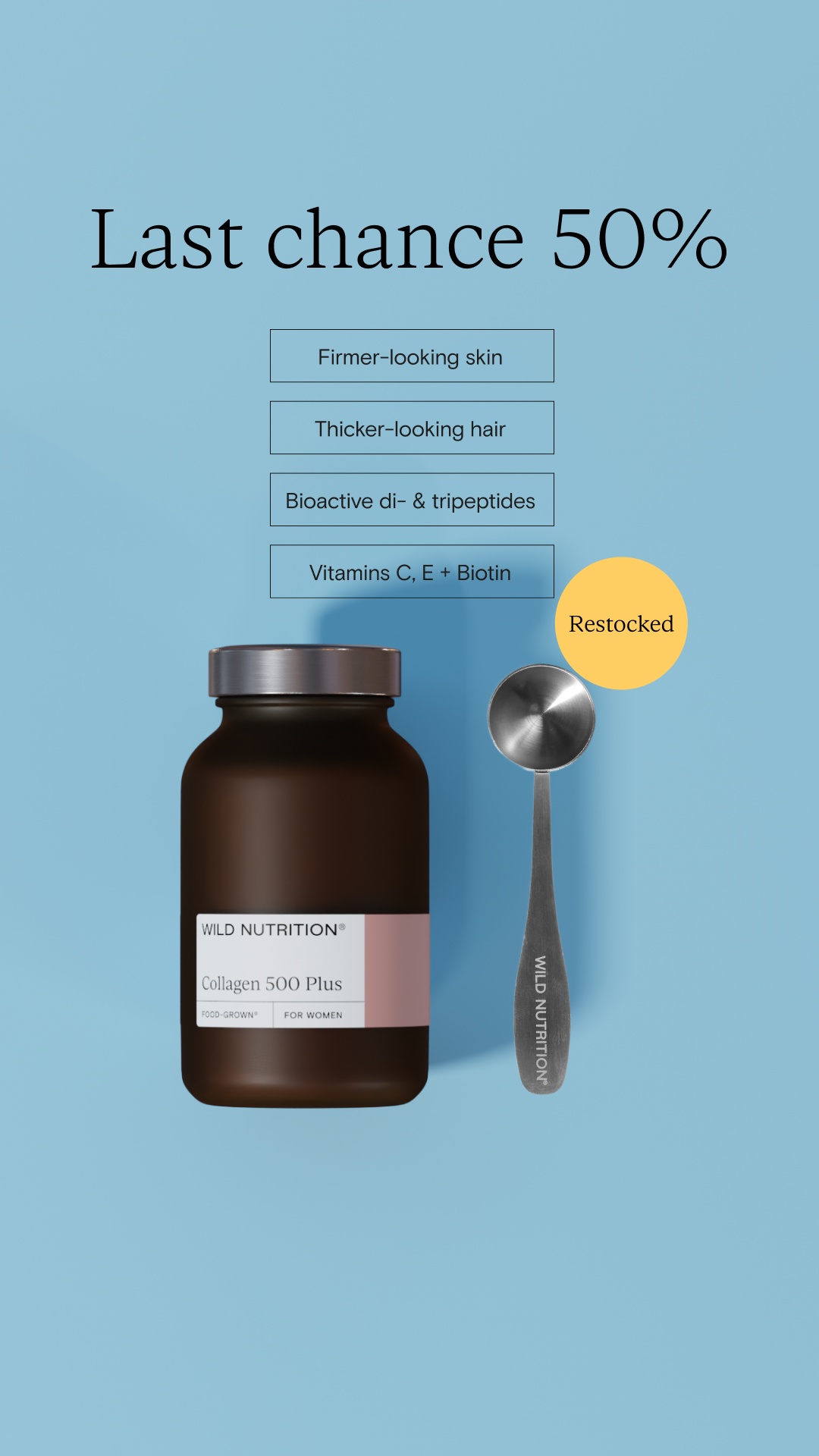 Wild Nutrition Facebook ad