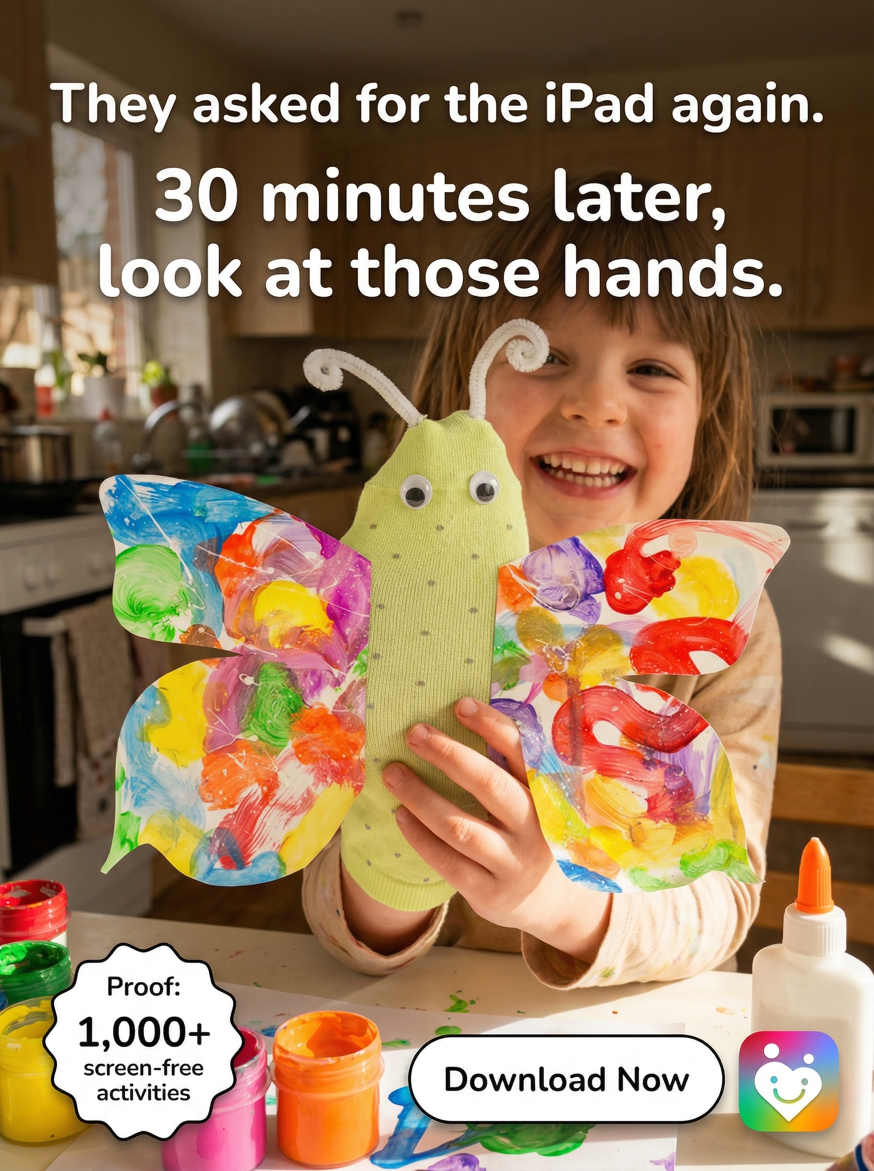 Hearty App Facebook ad