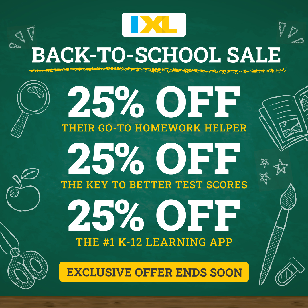 IXL Facebook ad