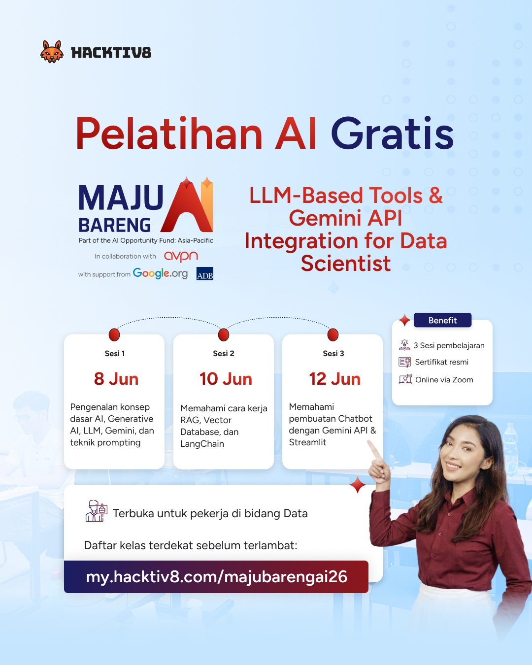 Hacktiv8 Indonesia Facebook ad