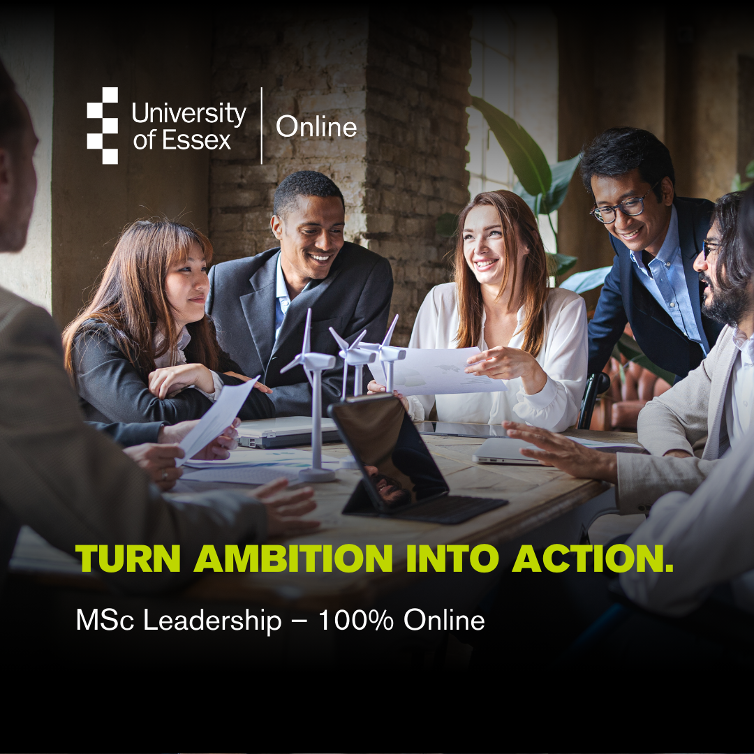 University of Essex Online Facebook ad: Looking to begin your business studies with us…