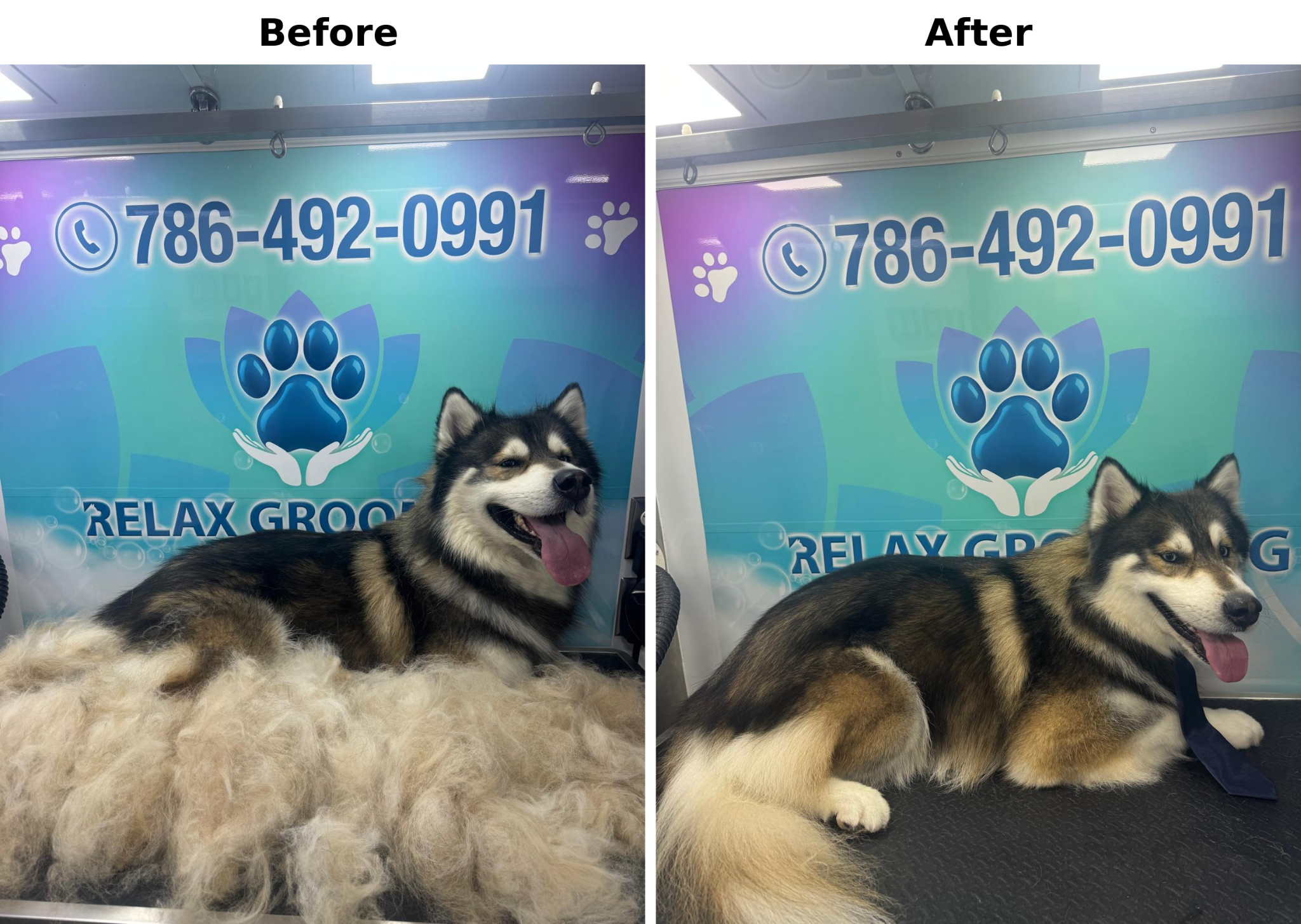 Relax Grooming and Spa Facebook ad