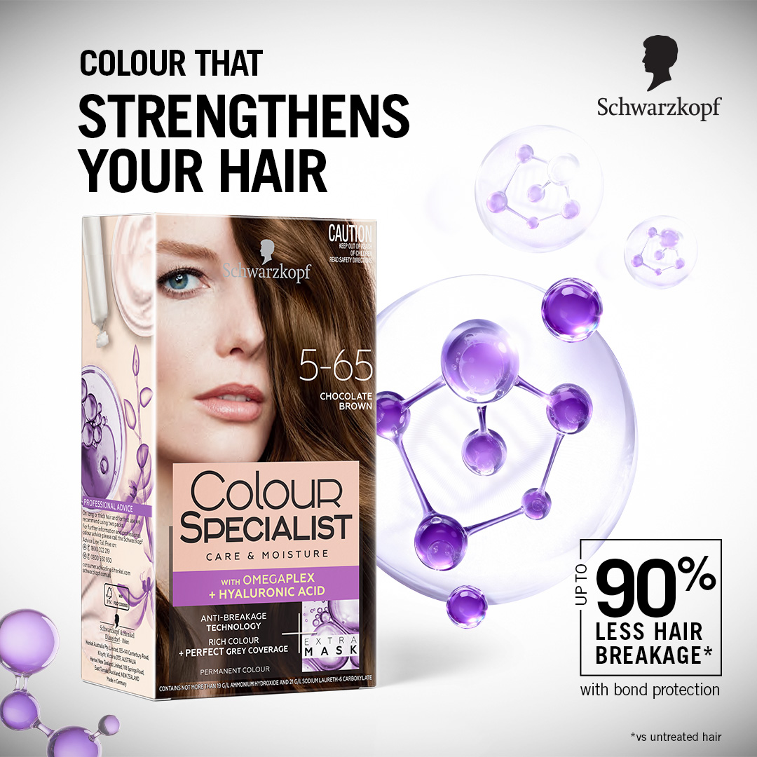 Schwarzkopf India Facebook ad: Delivers rich, long-lasting colour while keeping hair…