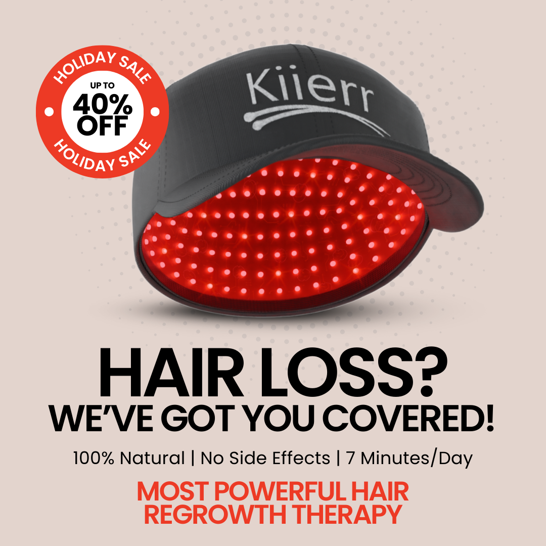 Kiierr Facebook ad: LIMITED TIME - HOLIDAY SALE! SAVE UP TO 40% OFF YOUR ORDER!