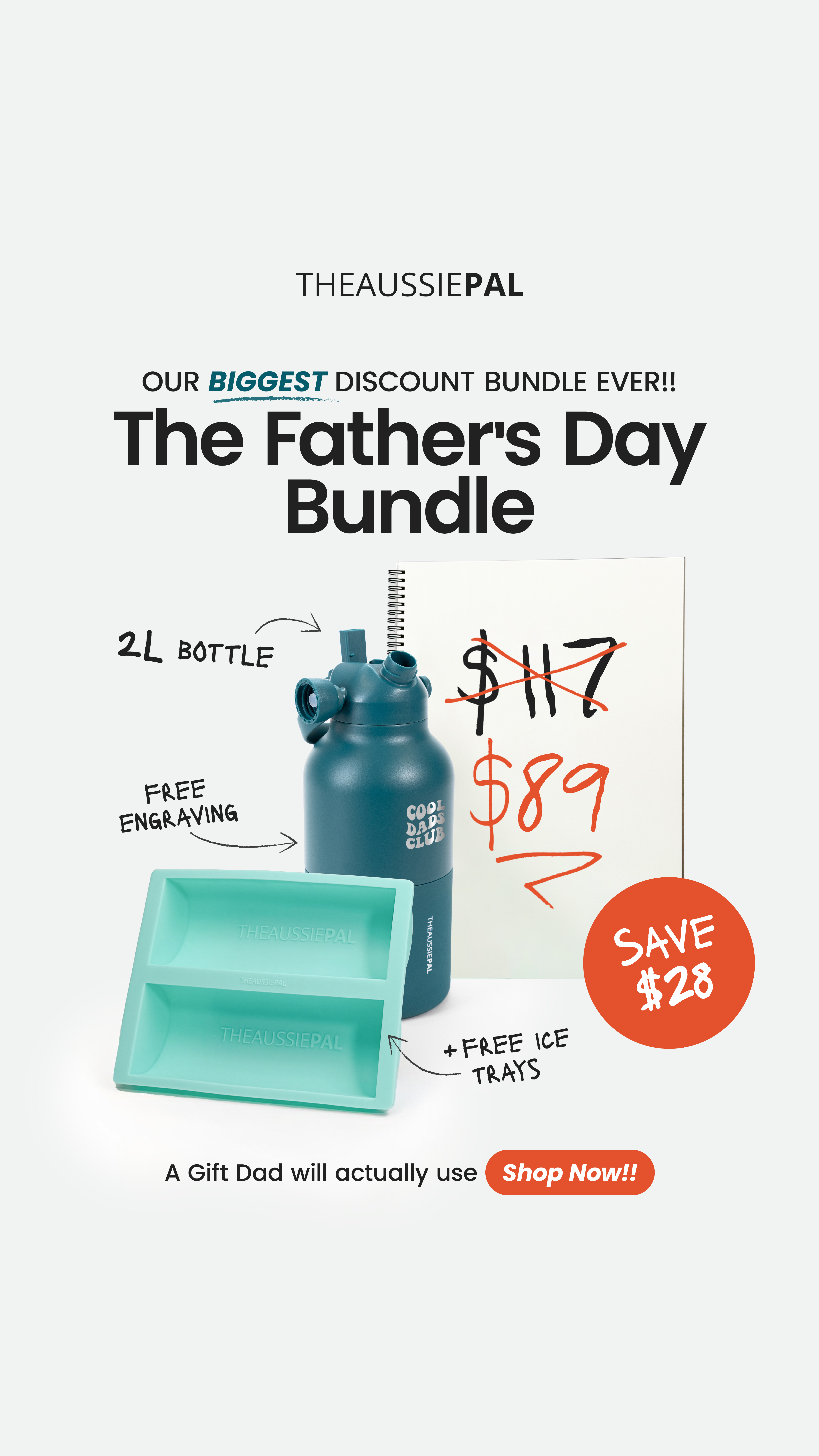 The aussie pal Facebook ad: The Ultimate Gift for Dad