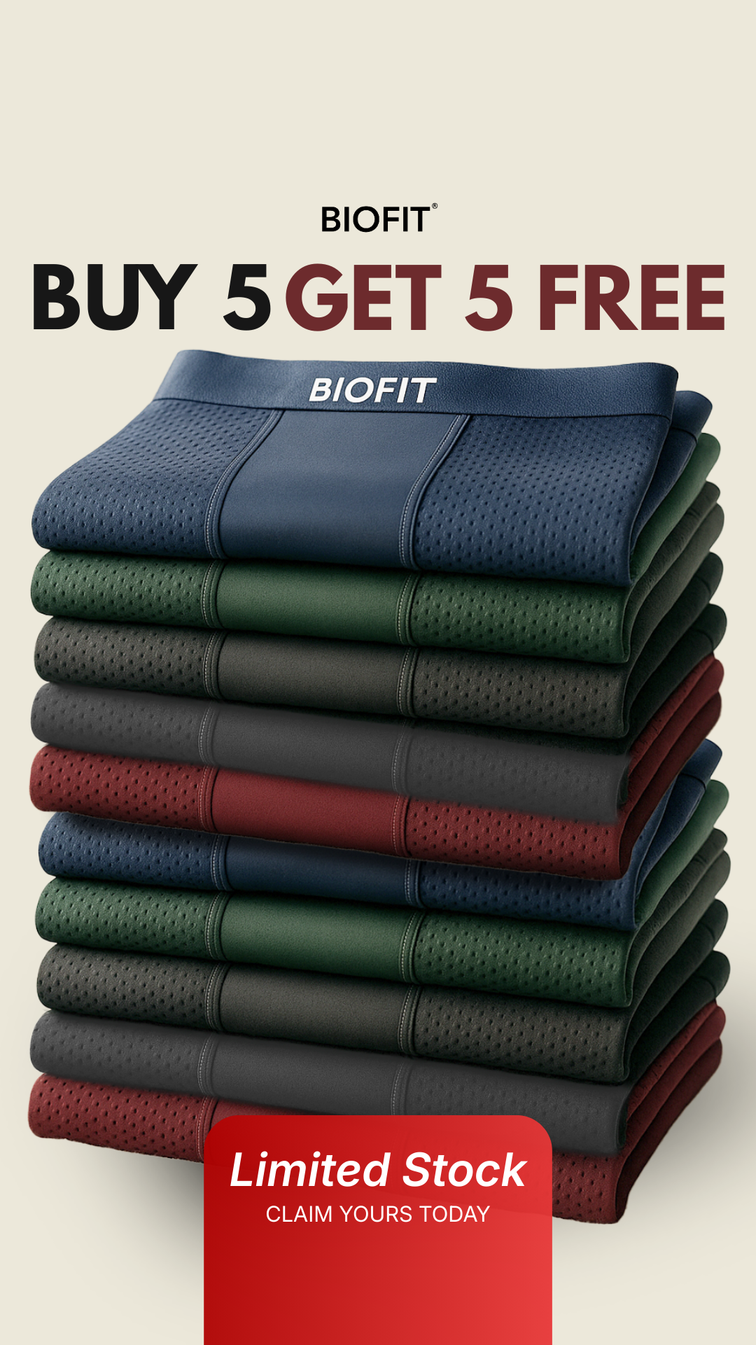 Biofit Clothing Facebook ad