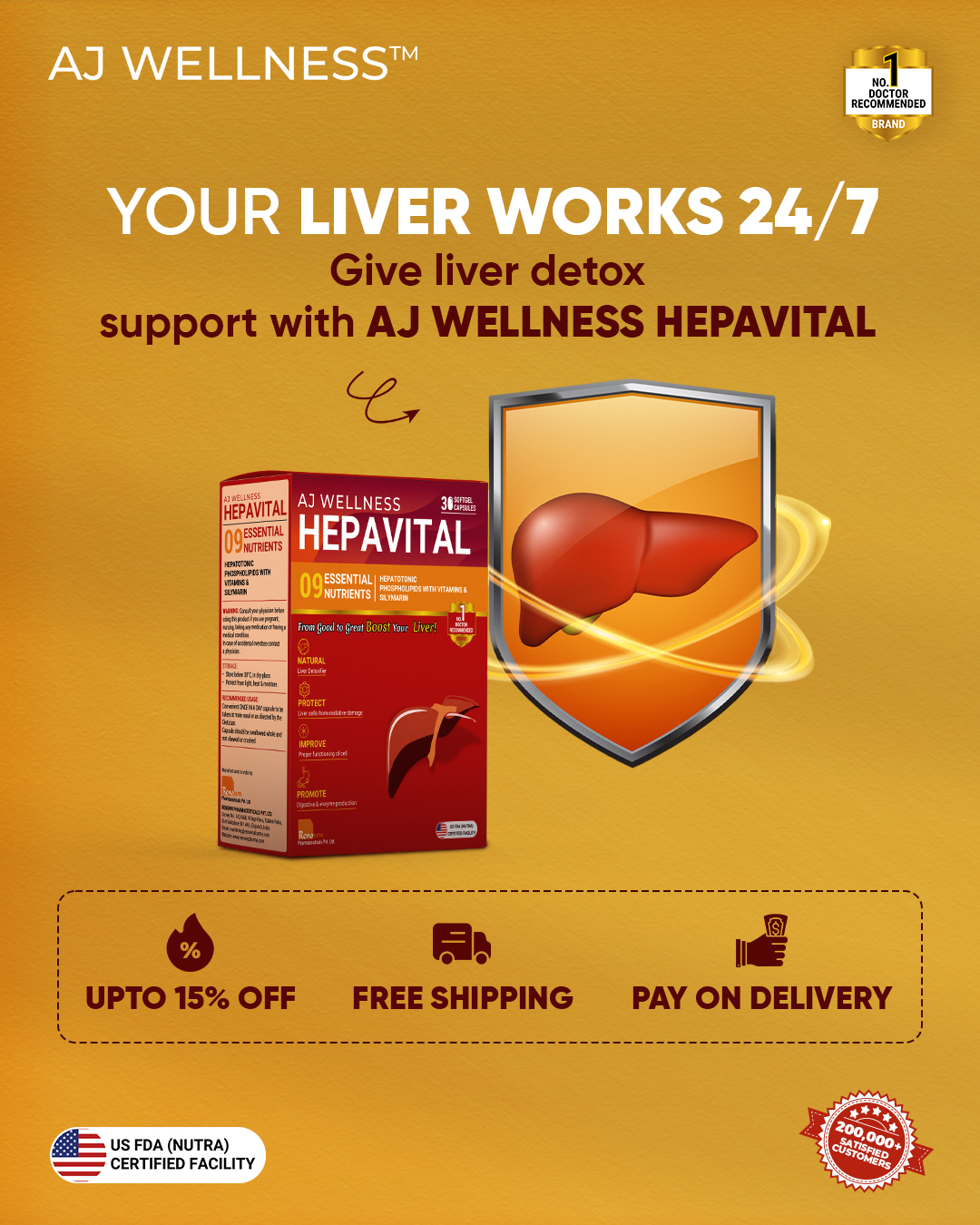 AJ Wellness Facebook ad