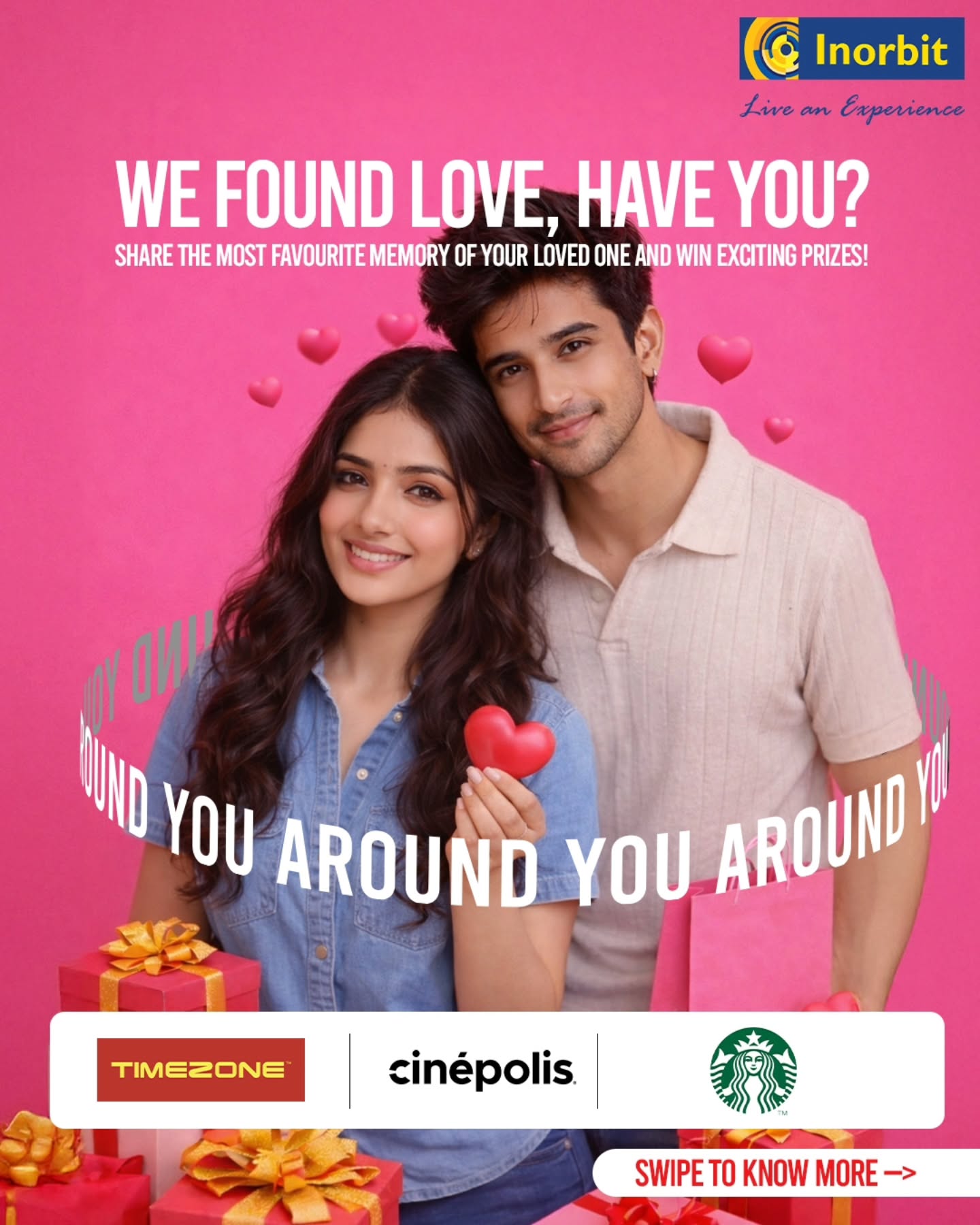 Inorbit Mall Vadodara Facebook ad: Because the best love stories deserve a little…