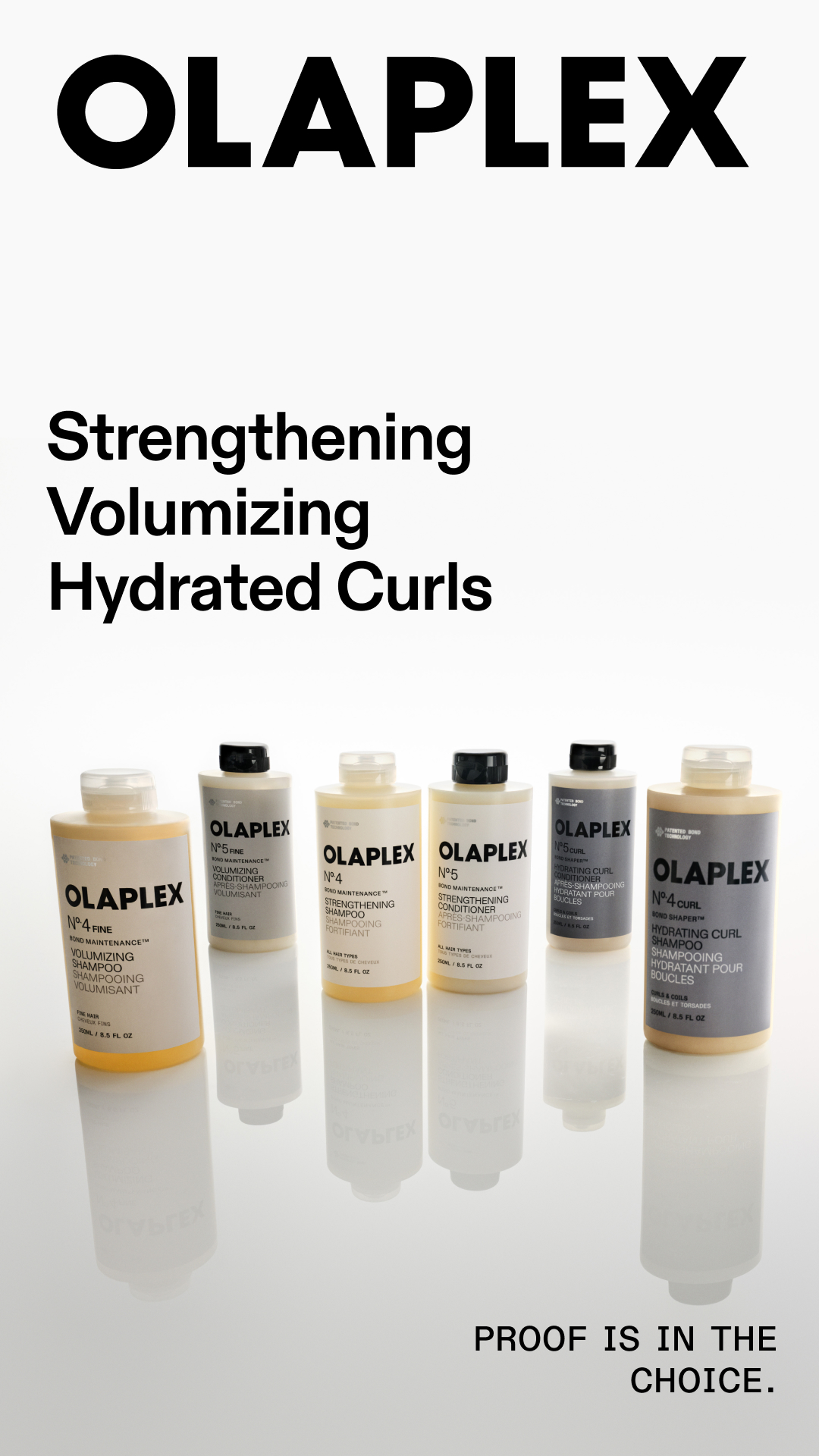 Olaplex Facebook ad: Your Hair Goals. Your Choice.
