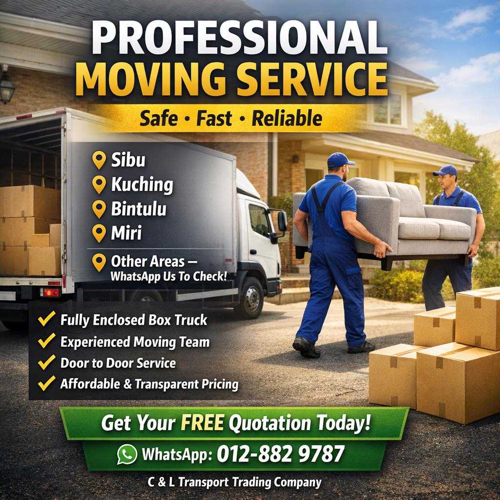 C & L Transport Trading Co Facebook ad: � PINDAH RUMAH TANPA STRESS!