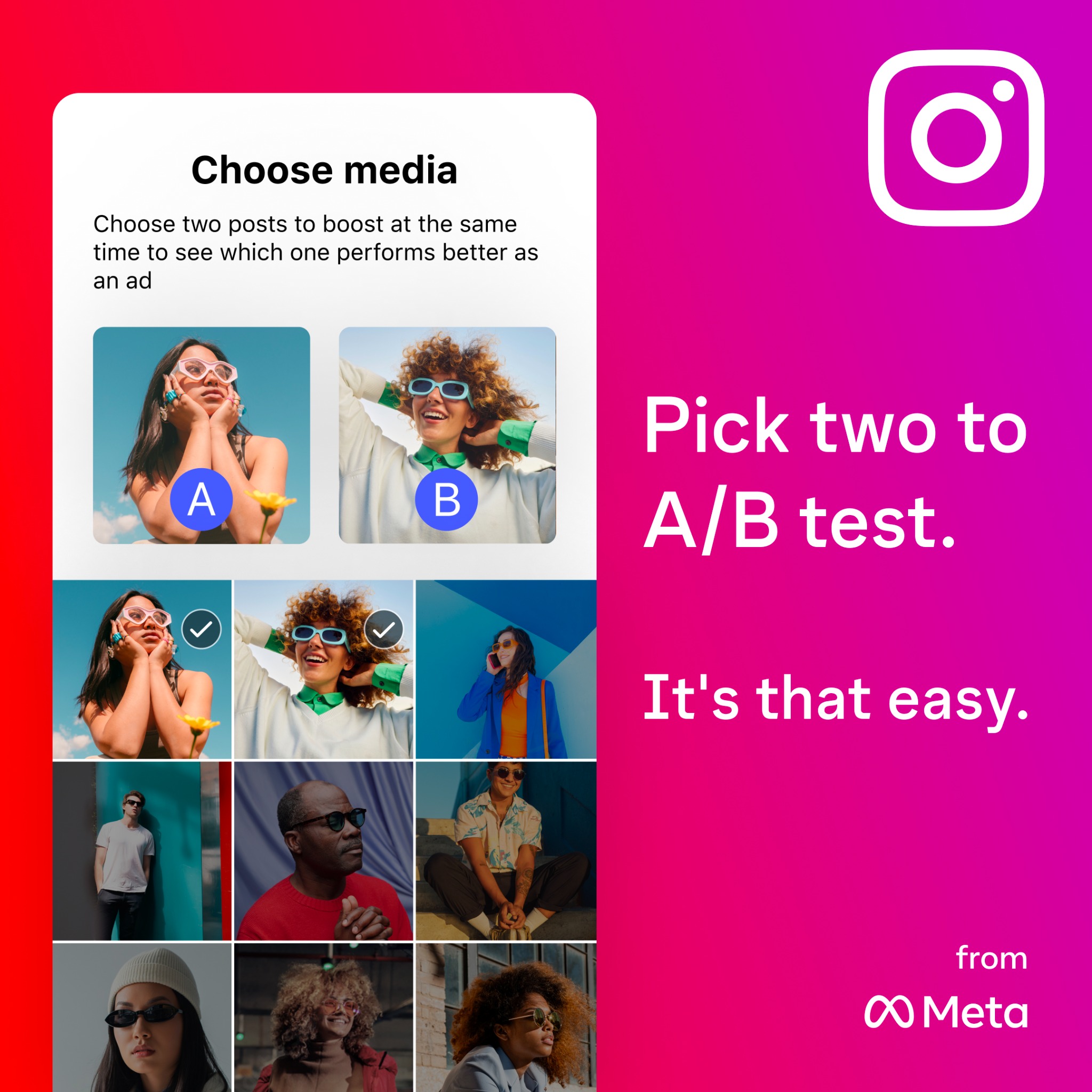 Instagram for Business Facebook ad