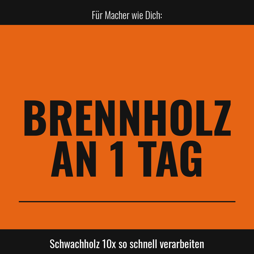 Spaltmeister Facebook ad: Mehr Holz, weniger Arbeit
