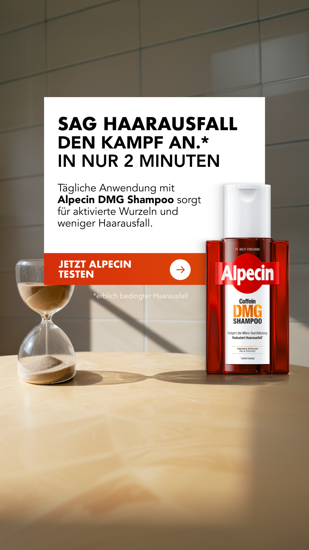 Alpecin Facebook ad