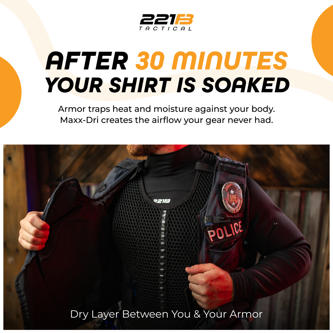 221B Tactical Facebook ad: Your Armor Suffocates you