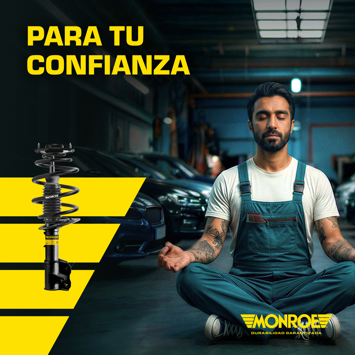 Monroe Facebook ad: Disfruta de la tranquilidad con Monroe: una gama…