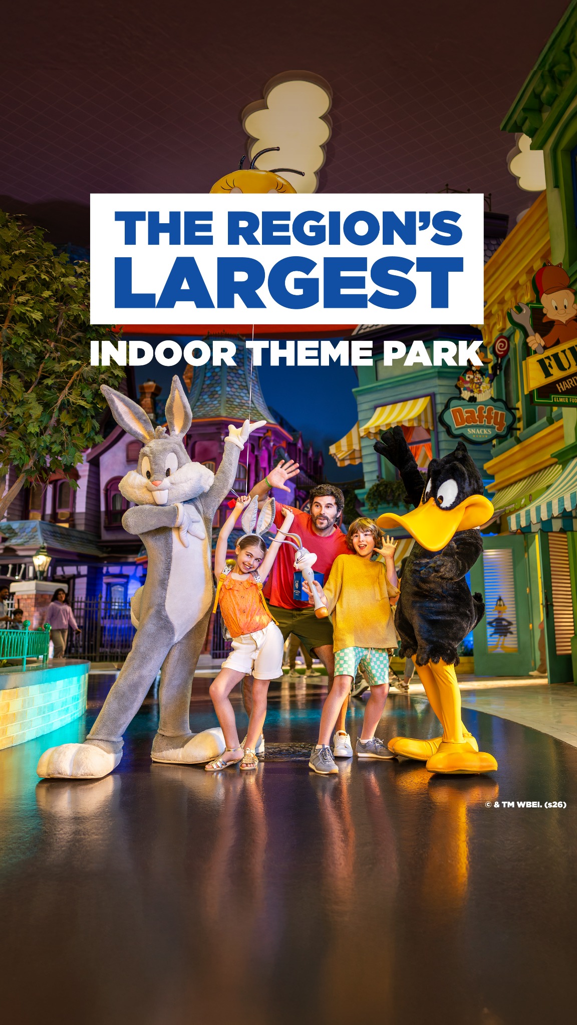 Warner Bros. World Yas Island, Abu Dhabi Facebook ad