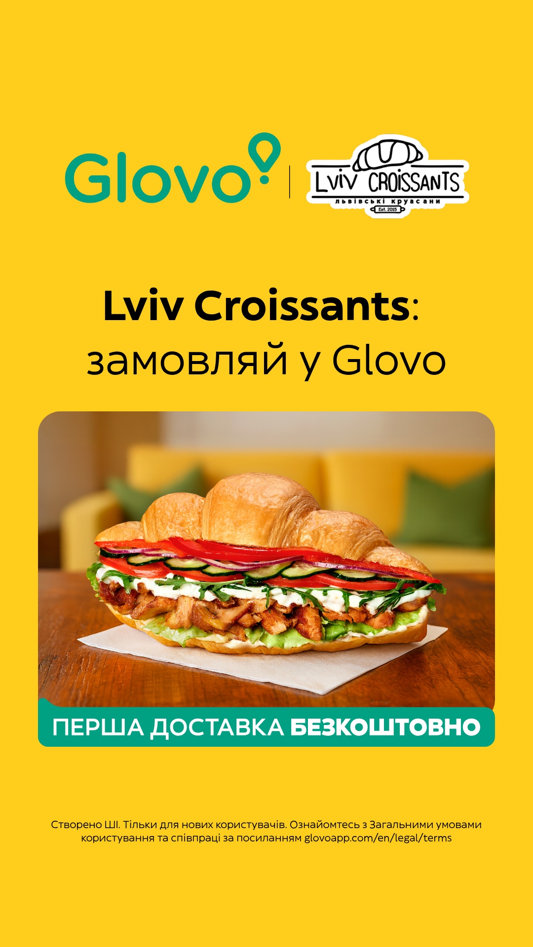 Glovo Facebook ad