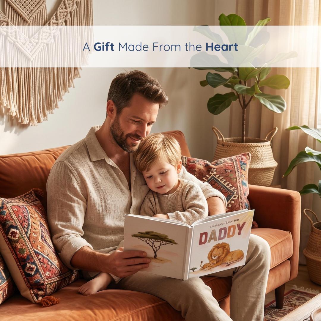 Soufeel Online Facebook ad: The Perfect Personalized Gift Dad Will Cherish Forever