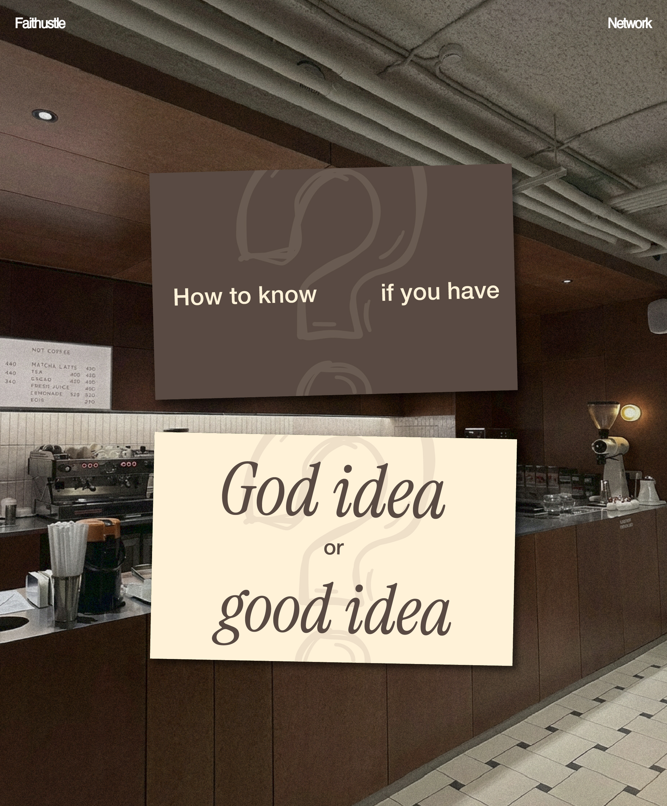 The Faithustle Facebook ad: God idea or good idea?