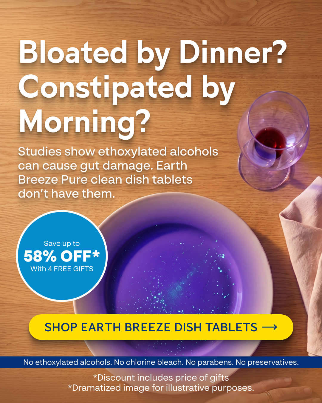 Earth Breeze Facebook ad