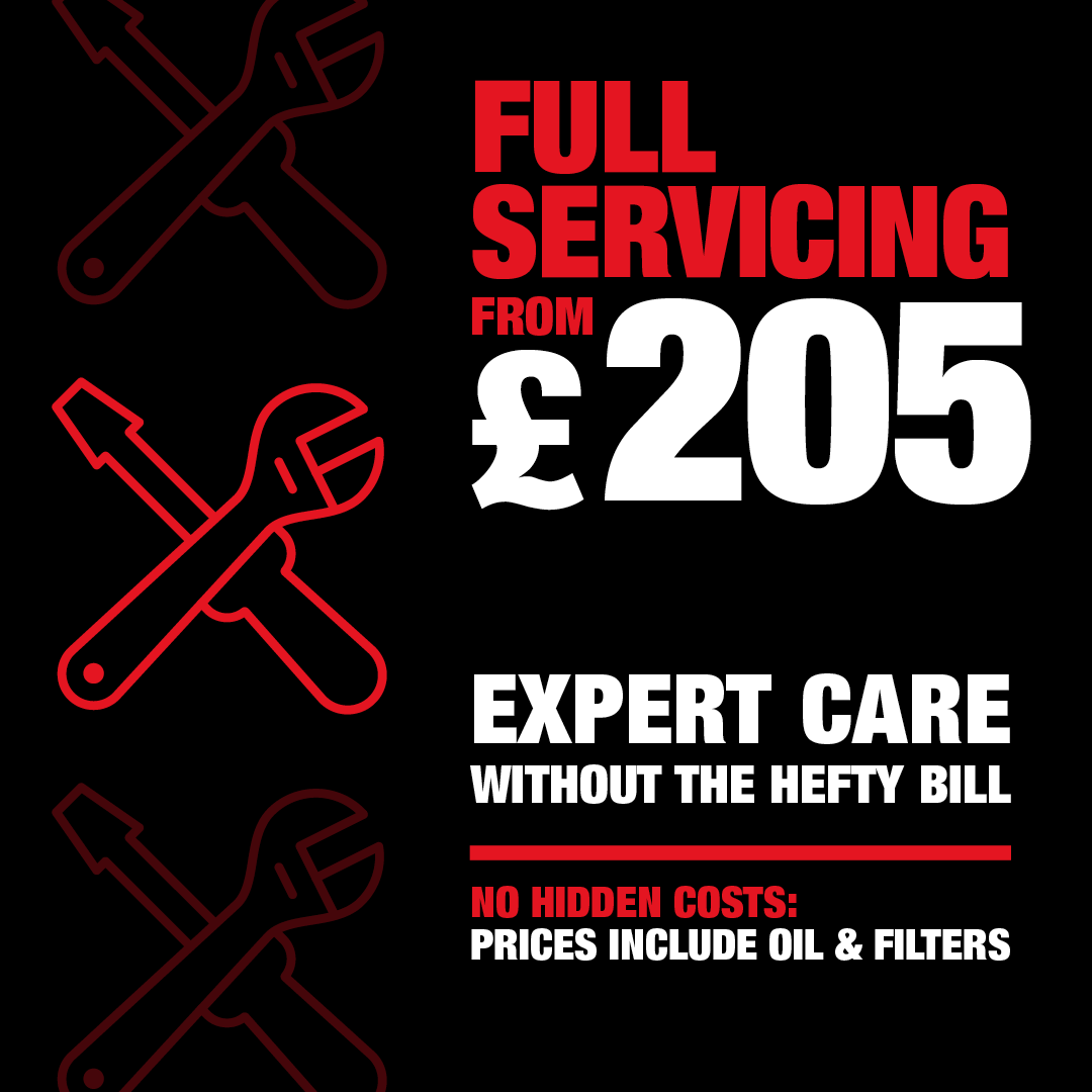 Formula One Autocentres Facebook ad: Book now & experience a fantastic deal!